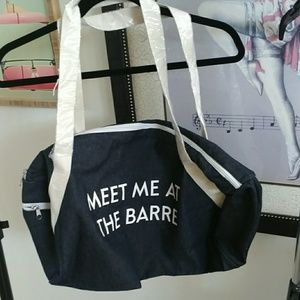 Meet me at the Barre bag